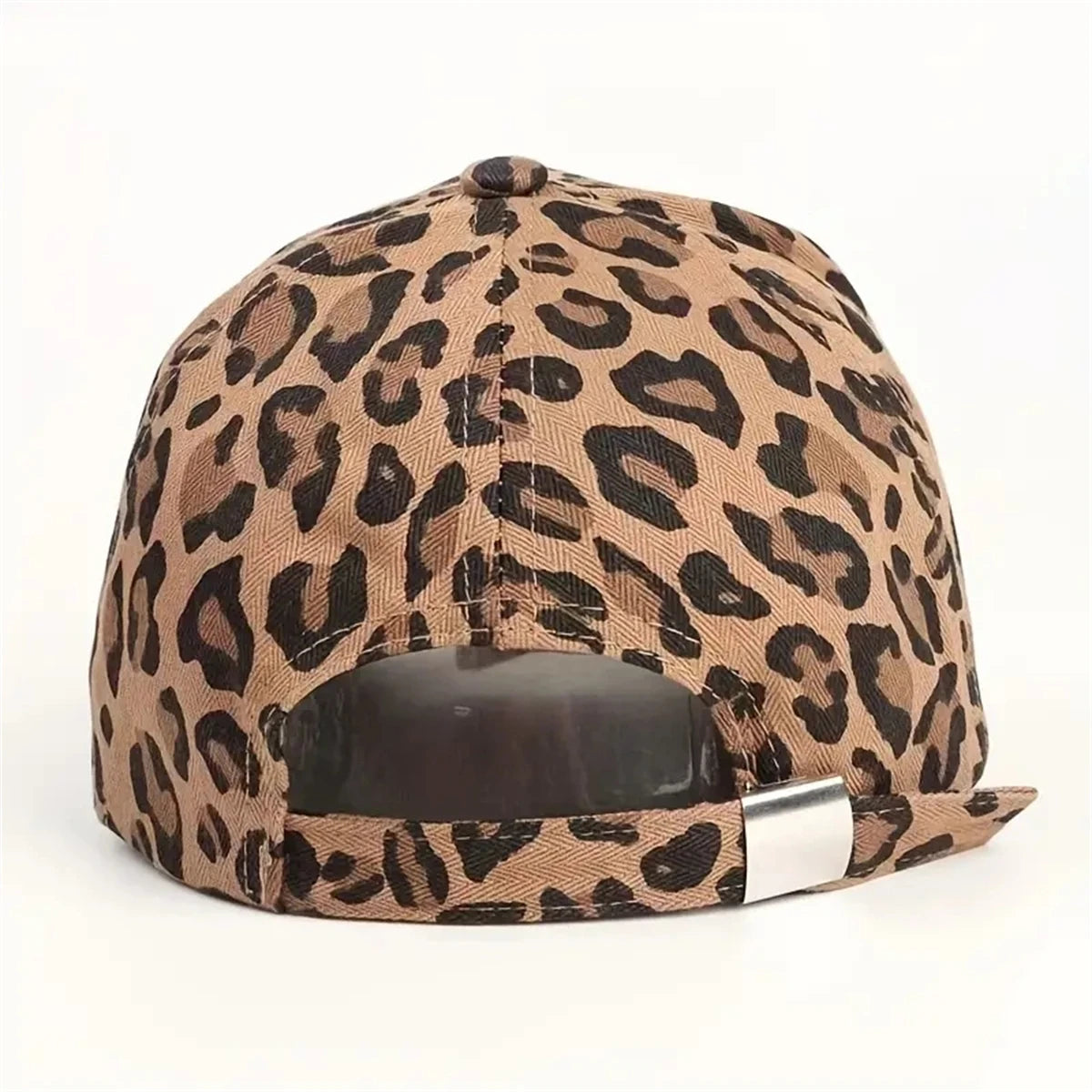 Leopard print baseball cap