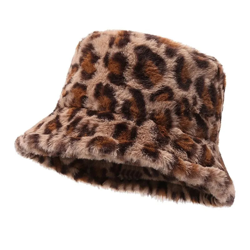 Leopard Print Bucket Hat