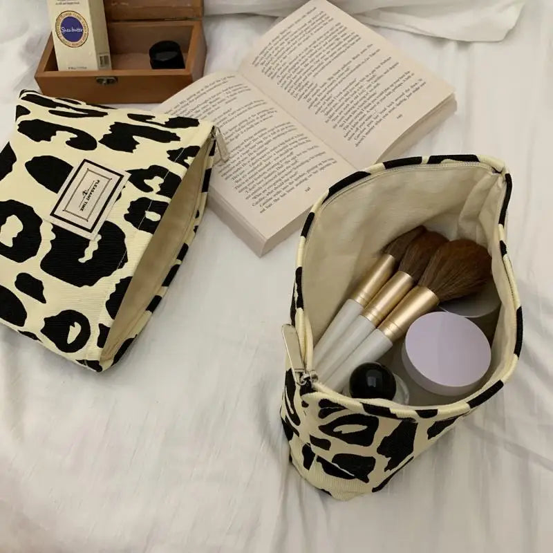 Leopard Print Cosmetic Bag